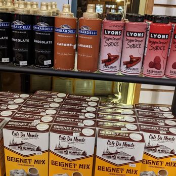 N'Orlins Beignets & Coffee - a display of coffees - Coffee & Tea Near Me - Frankenmuth, Michigan