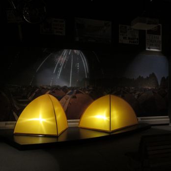 State Historical Museum - bicyclists' tents - Landmarks & Historical Buildings Near Me - Des Moines, Iowa