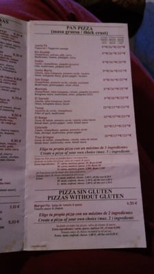Menu photo 3 Pizza 4 U La Nucia, A