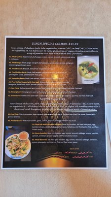 Menu photo 1 Thai and Taps Snohomish, WA