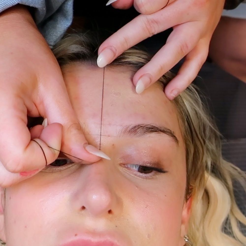 Haley Carmody Artistry - My eyebrows before. Such a weird shape and felt insecure about them. - Permanent Makeup Near Me - La Jolla, California