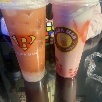 Boba Man - Green tea peach (?) with lychee - Juice Bars & Smoothies Near Me - Glendora, California Boba Man - Green tea peach (?) with lychee - Juice Bars & Smoothies Near Me - Glendora, California