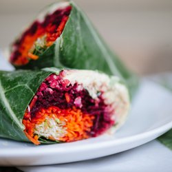 The Green Moustache Organic Café - Veggie Wraps