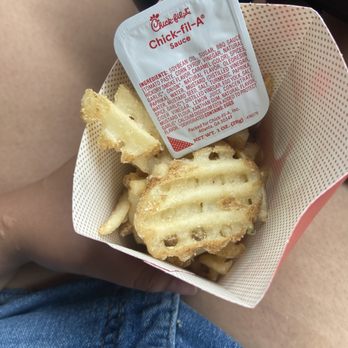 Chick-fil-A - Heavily Salted Fries and not Ketchup - Fast Food Near Me - Cary, North Carolina