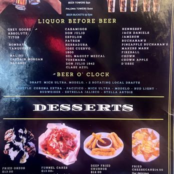 Dona Leti's - Menu 5 - Cocktail Bars Near Me - Houston, Texas