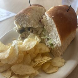 What A Blessing Bakery & Deli - Chicken salad sub. Amazing.