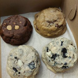 Dads Cookies - Chocolate peanut butter chip, peanut butter chocolate chip, cookies and cream