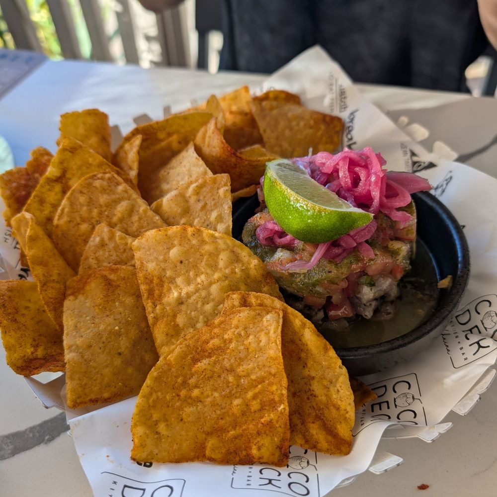 Coco Deck - Stacked ceviche- lemon and fresh - Mexican Near Me - Lahaina, Hawaii