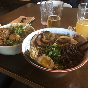 Moshi Ramen Bar - Goma mazeman and tonkatsu ramen. - Ramen Near Me - Tacoma, Washington