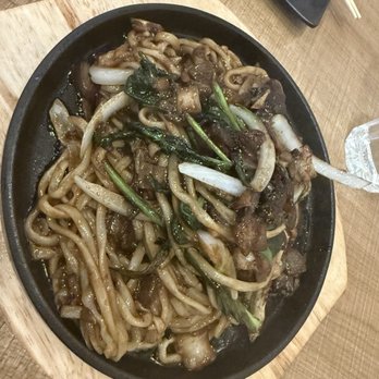 K-Noodle - Stir Fried Noodle with Black bean sauce - Korean Near Me - Burlingame, California K-Noodle - Stir Fried Noodle with Black bean sauce - Korean Near Me - Burlingame, California