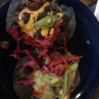 Mazunte Centro - Chorizo and Lengua tostados - Mexican Near Me - Cincinnati, Ohio
