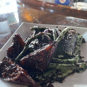 Banana Leaf Restaurant - Black Pepper Eggplant & String Beans - Singaporean Near Me - Milpitas, California Banana Leaf Restaurant - Black Pepper Eggplant & String Beans - Singaporean Near Me - Milpitas, California