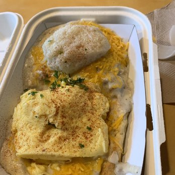 Biscuit Bitch - Gritty Scrambled Cheesy Bitch! It looks simple, but all ingredients together were amazing! - Breakfast & Brunch Near Me - Seattle, Washington Biscuit Bitch - Gritty Scrambled Cheesy Bitch! It looks simple, but all ingredients together were amazing! - Breakfast & Brunch Near Me - Seattle, Washington