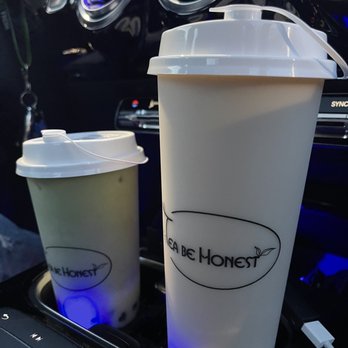 Tea Be Honest - Regular Match milk tea and a large roasted oolong milk tea. - Coffee & Tea Near Me - Moreno Valley, California Tea Be Honest - Regular Match milk tea and a large roasted oolong milk tea. - Coffee & Tea Near Me - Moreno Valley, California