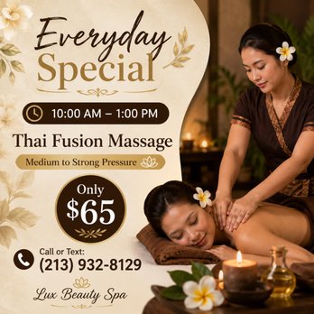 Lux Beauty Spas - Absolutely amazing price - Massage Near Me - Los Angeles, California Lux Beauty Spas - Absolutely amazing price - Massage Near Me - Los Angeles, California