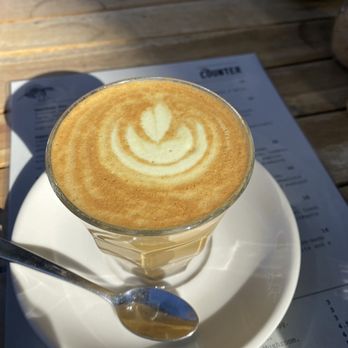 The Counter - Matcha latte with a shot of espresso - Cafes Near Me - Petersham, NSW The Counter - Matcha latte with a shot of espresso - Cafes Near Me - Petersham, NSW