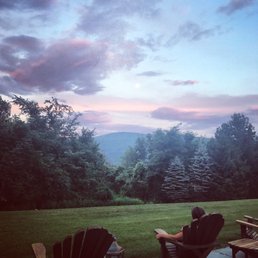 Gorgeous sunset views from the back patio