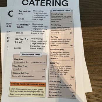Three Fold Noodles and Dumpling - Catering menú - Noodles Near Me - Little Rock, Arkansas Three Fold Noodles and Dumpling - Catering menú - Noodles Near Me - Little Rock, Arkansas