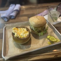 Leroy's Southern Kitchen & Bar - Jalapeño burger!