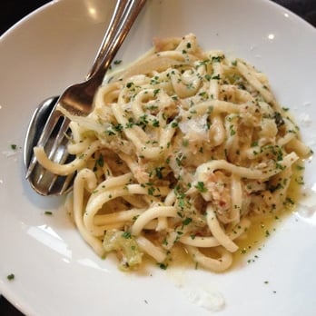 A16 - The Maccaronara Pasta in a white sauce with garlic. A new take on my go to and favorite dish! - Italian Near Me - San Francisco, California A16 - The Maccaronara Pasta in a white sauce with garlic. A new take on my go to and favorite dish! - Italian Near Me - San Francisco, California