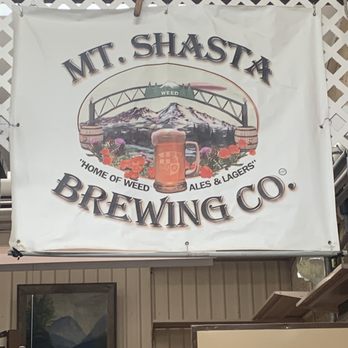 Mount Shasta Brewing - Inside bar signage - Brewpubs Near Me - Weed, California