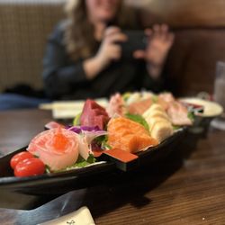 O' Sushi - Sashimi boat!