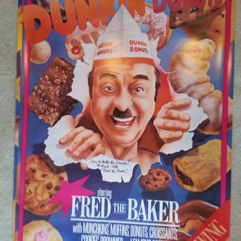 Dunkin' - Fred the Baker sez it's "Time to Make the Donuts" - Donuts Near Me - Santa Monica, California