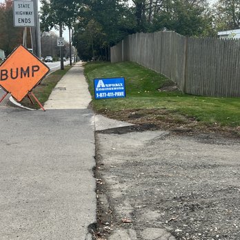 Asphalt Engineering - Going on 1+ month left like this by Asphalt engineering and won't be back till 11/14/23 - General Contractors Near Me - Bellingham, Massachusetts