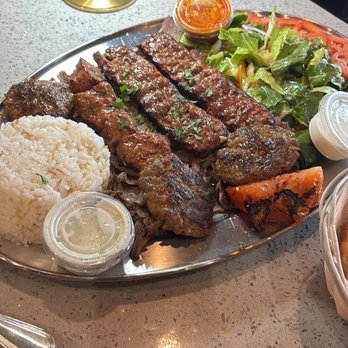 Angora Mediterranean Grill - Sultans Plate for Two - Mediterranean Near Me - Tampa, Florida