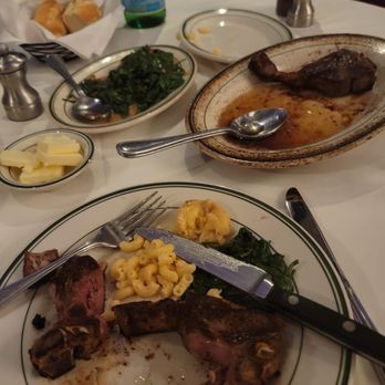 Wolfgang's Steakhouse - Undercooked fatty pork chops, inedible Sauteed Spinach - Steakhouses Near Me - Honolulu, Hawaii Wolfgang's Steakhouse - Undercooked fatty pork chops, inedible Sauteed Spinach - Steakhouses Near Me - Honolulu, Hawaii