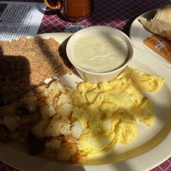 Stagecoach Restaurant - Country fried steak , country potatoes and scrambled eggs - Breakfast & Brunch Near Me - Sacramento, California Stagecoach Restaurant - Country fried steak , country potatoes and scrambled eggs - Breakfast & Brunch Near Me - Sacramento, California