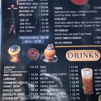 Faris Hookah Lounge & Mediterranean Grill - menu - Hookah Bars Near Me - Katy, Texas Faris Hookah Lounge & Mediterranean Grill - menu - Hookah Bars Near Me - Katy, Texas