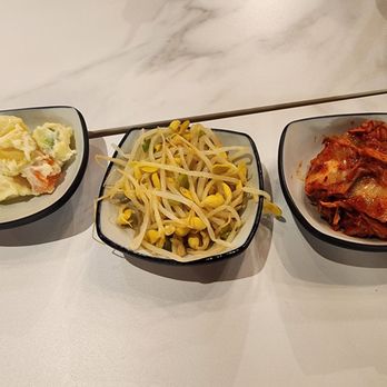 Seoul Bites - three bowls of food on a table - Korean Near Me - Lombard, Illinois Seoul Bites - three bowls of food on a table - Korean Near Me - Lombard, Illinois