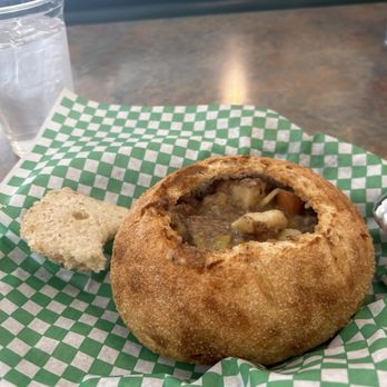 Mancino's Pizza - Irish stew sour dough bread. - Pizza Near Me - Nampa, Idaho Mancino's Pizza - Irish stew sour dough bread. - Pizza Near Me - Nampa, Idaho