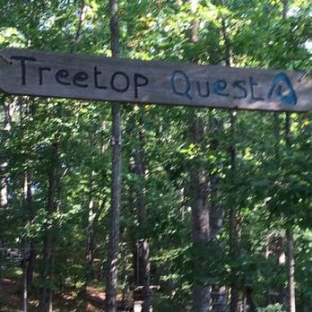 Treetop Quest Gwinnett - Front entrance into the obstacles - Amusement Parks Near Me - Buford, Georgia