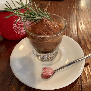 Black Dog Coffeehouse - The Charlie Brown: (seasonal) Espresso, chocolate mousse, Guinness, w/rosemary sprig. A.K.A. Heaven in a glass! - Coffee & Tea Near Me - Lenexa, Kansas