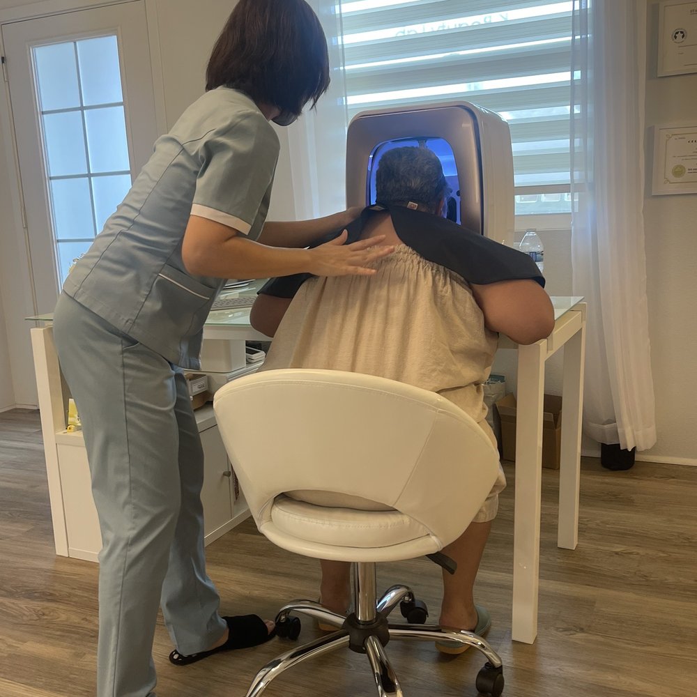 K Beauty Lab - Scanning my skin - Skin Care Near Me - Ewa Beach, Hawaii