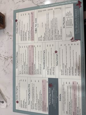 Menu photo 2 The Brunch District McKinney, TX