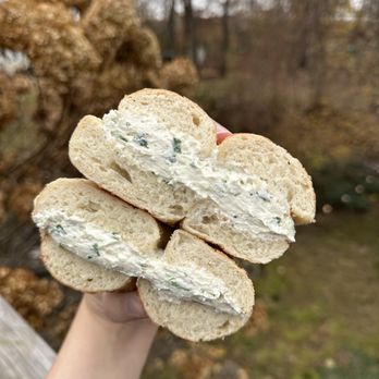 A.M. Bagel - Scallion Cream Cheese - Bagels Near Me - Derby, Connecticut A.M. Bagel - Scallion Cream Cheese - Bagels Near Me - Derby, Connecticut
