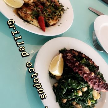 Giacomo's Cibo e Vino - Grilled octopus and formaggio in padella - Italian Near Me - Houston, Texas