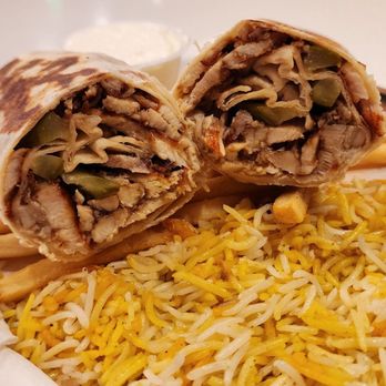 Sinbad Mediterranean Cuisine - Chicken Shawarma Wrap and Rice - Mediterranean Near Me - El Cajon, California Sinbad Mediterranean Cuisine - Chicken Shawarma Wrap and Rice - Mediterranean Near Me - El Cajon, California