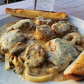 High Tide Restaurant & Bar - Blackened Cajun Seafood pasta. - Seafood Near Me - Brewer, Maine High Tide Restaurant & Bar - Blackened Cajun Seafood pasta. - Seafood Near Me - Brewer, Maine