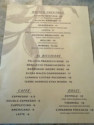 Menu photo 3 Via Triozzi Dallas, TX