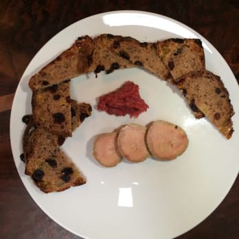 Davenport - Foie Gras with raisin toast and rhubarb chutney - Seafood Near Me - Portland, Oregon