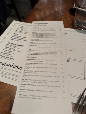 Menu photo 1 Majordomo Los Angeles, CA