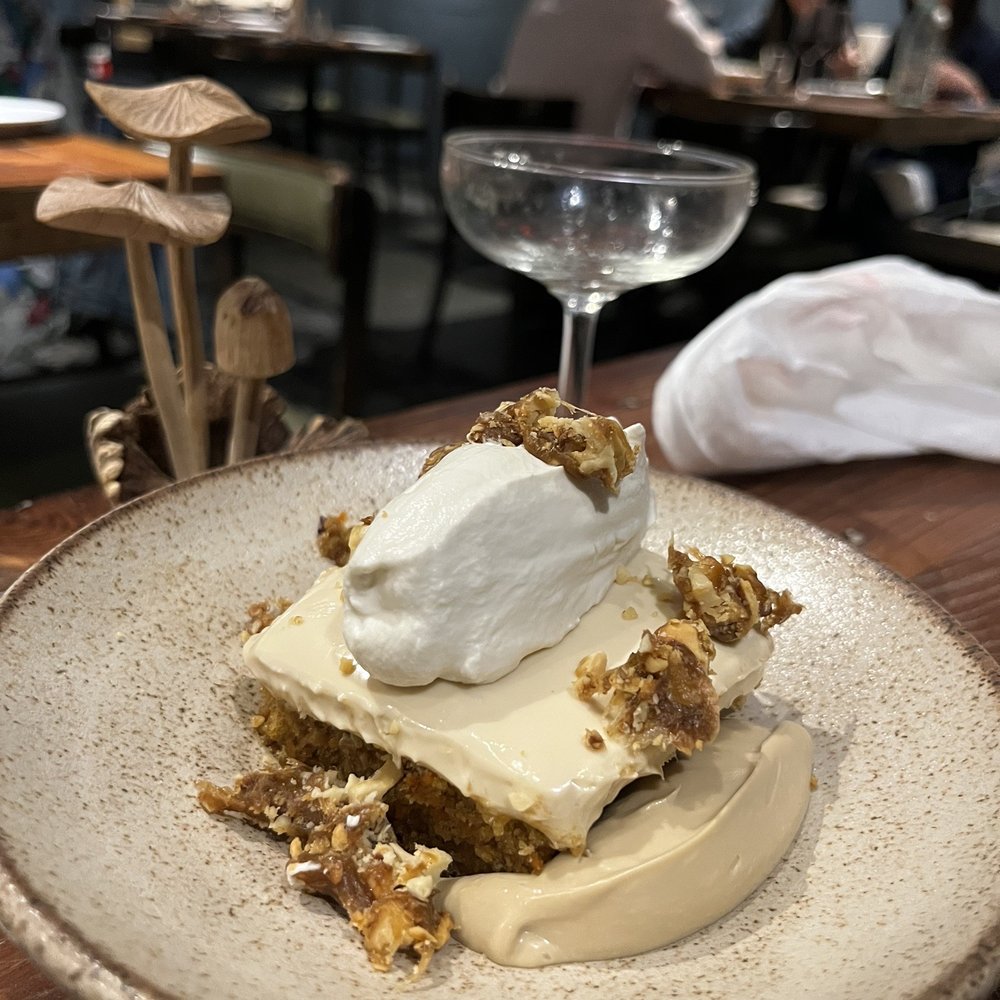 Foraged. A Hyper Seasonal Eatery - Carrot cake - New American Near Me - Baltimore, Maryland Foraged. A Hyper Seasonal Eatery - Carrot cake - New American Near Me - Baltimore, Maryland
