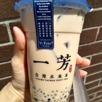 Yi Fang Taiwan Fruit Tea - Regular sized Super Trio Milk Tea $6.75. Has tapioca, sago, and grass/mesona jelly. 30% sweet, 70% ice. Plenty sweet, sufficiently cold. - Bubble Tea Near Me - Ottawa, Ontario Yi Fang Taiwan Fruit Tea - Regular sized Super Trio Milk Tea $6.75. Has tapioca, sago, and grass/mesona jelly. 30% sweet, 70% ice. Plenty sweet, sufficiently cold. - Bubble Tea Near Me - Ottawa, Ontario