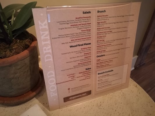 Menu photo 5 1815 Tavern Aurora, OH
