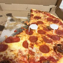 SOGGY pizza.