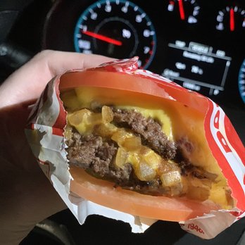 In-N-Out Burger - Tomato wrapped double double - Burgers Near Me - Katy, Texas